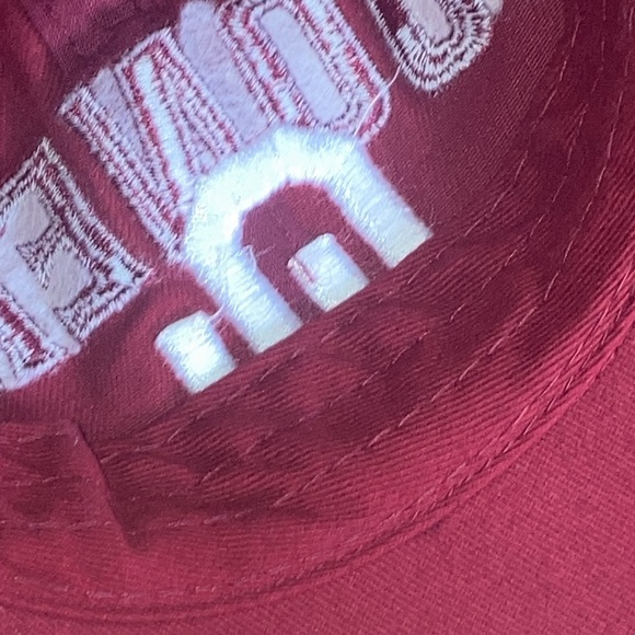 Pre owned Captain Collection Maroon Sooners OU College Adjustable Hat - Picture 7 of 8